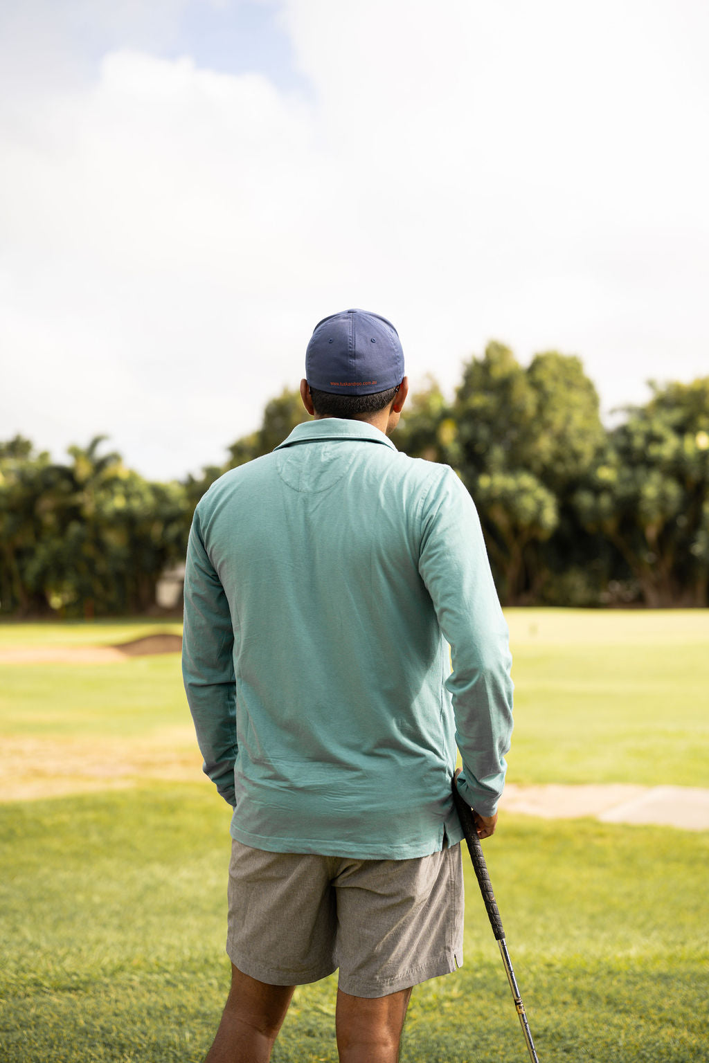 Classic Men Long Sleeve Polo UPF50+