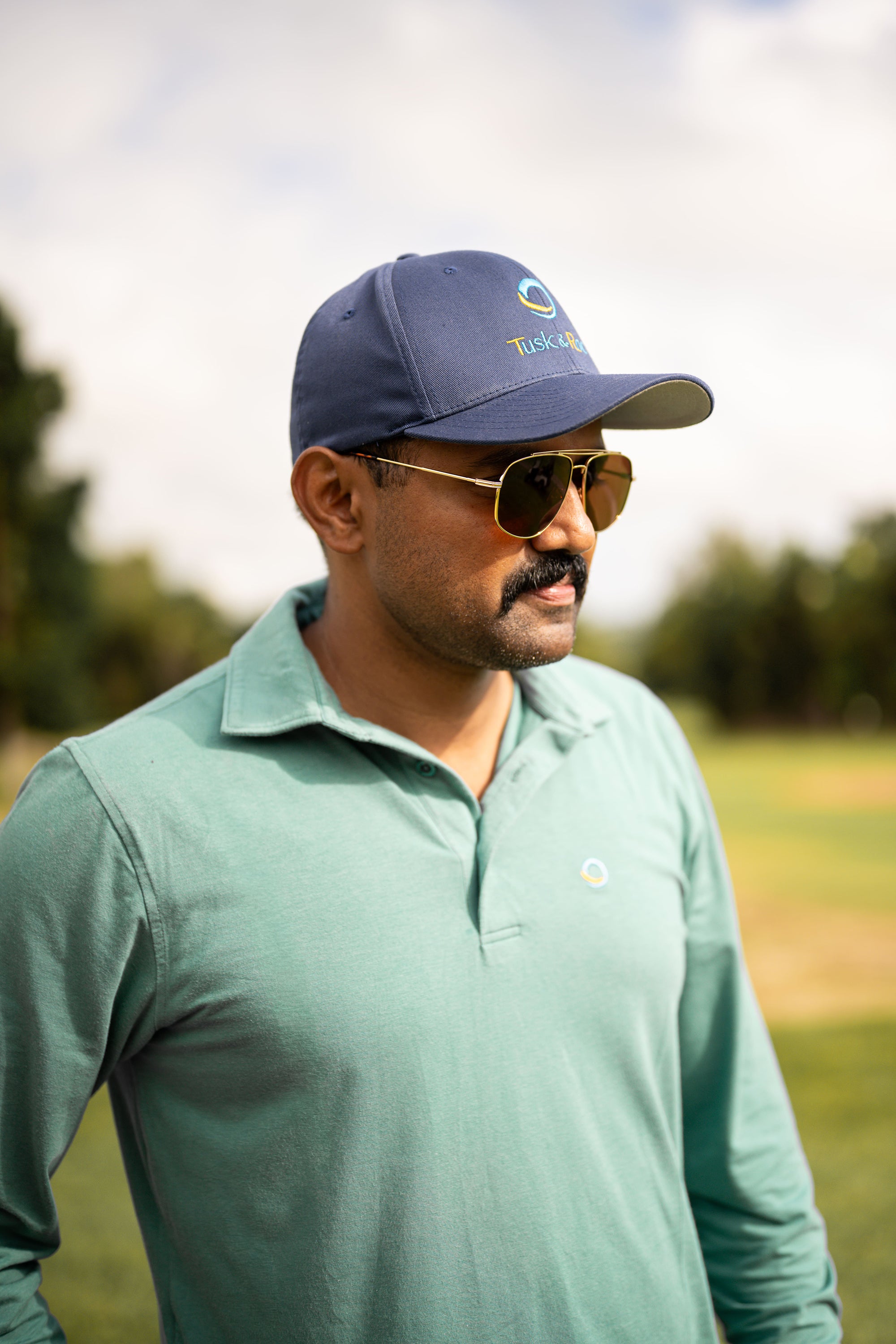 Classic Men Long Sleeve Polo UPF50+