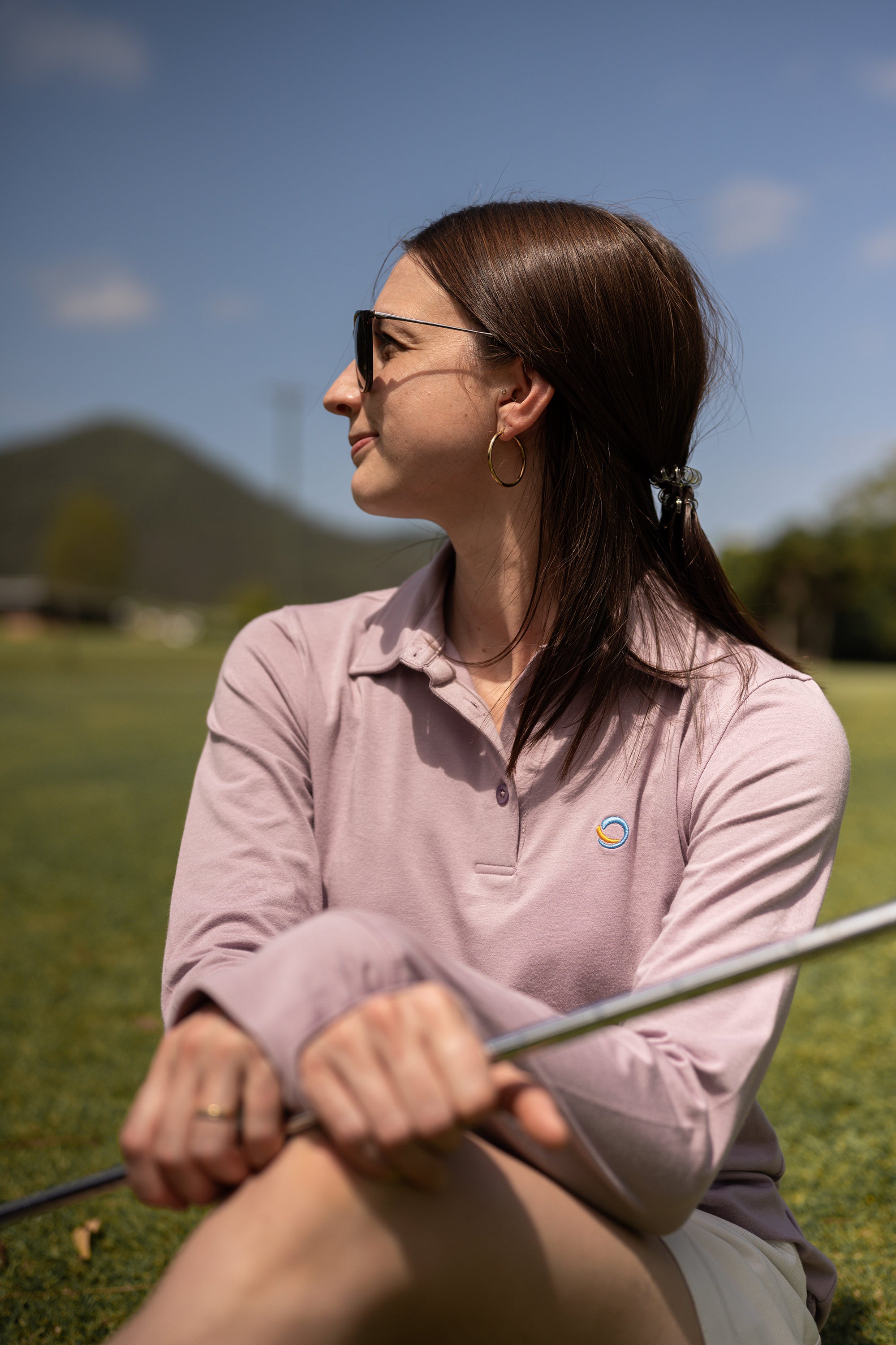 Classic Women Long Sleeve Polo UPF50+