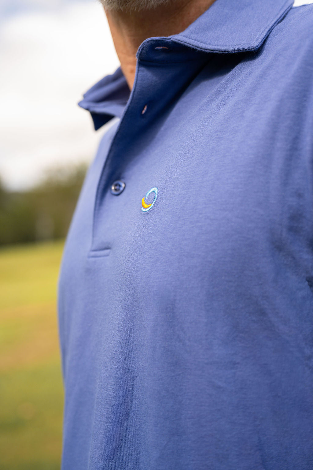 Classic Men Long Sleeve Polo UPF50+