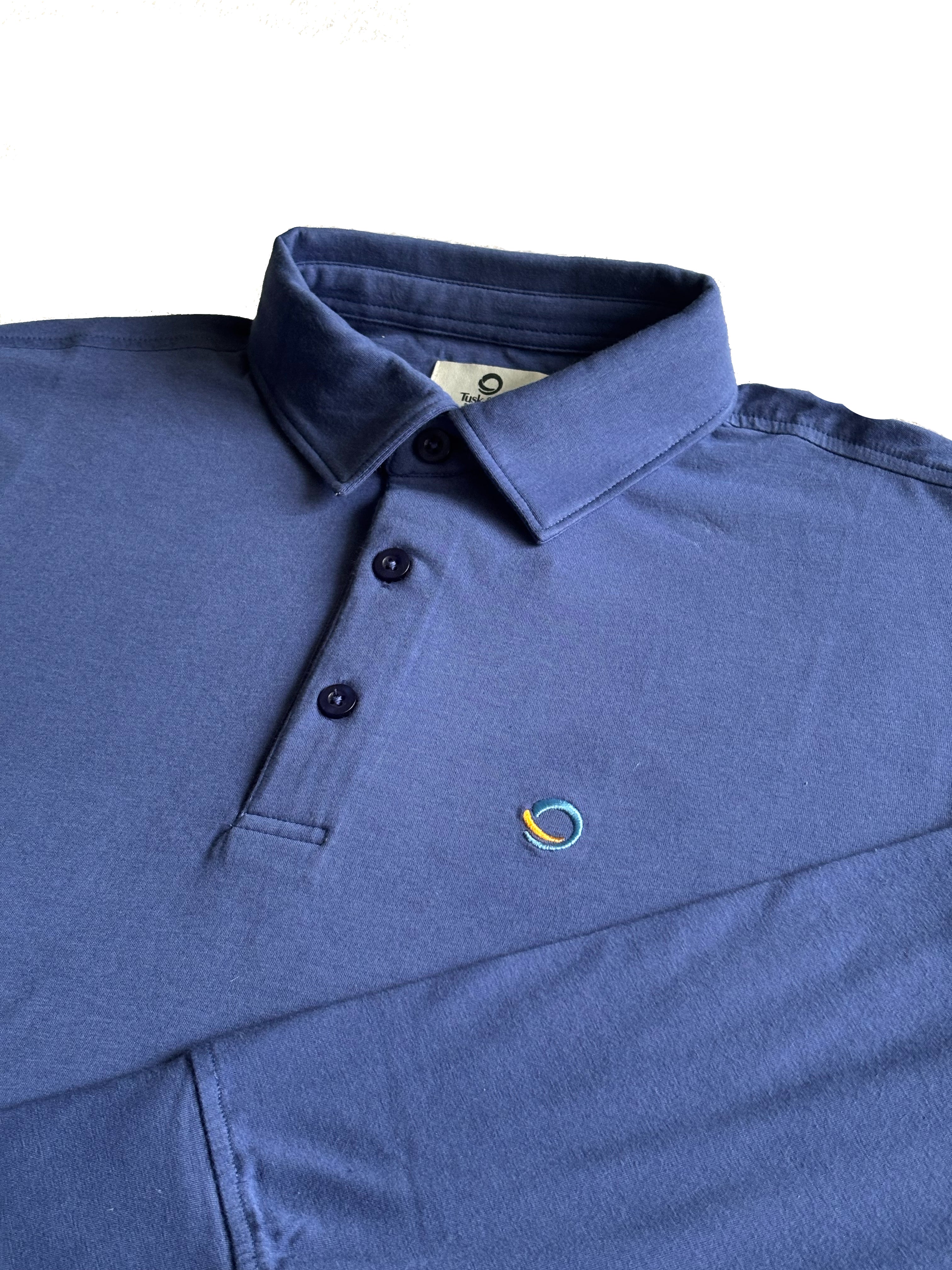 Classic Men Long Sleeve Polo UPF50+