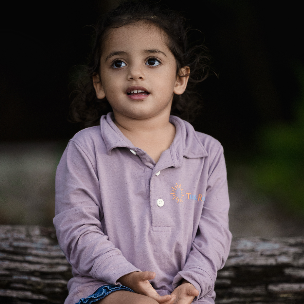 Classic Kids Long Sleeve Polo UPF50+